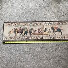 Bayeux French Tapestry Fabric 33 x 9 in Wall Hanging Pillow