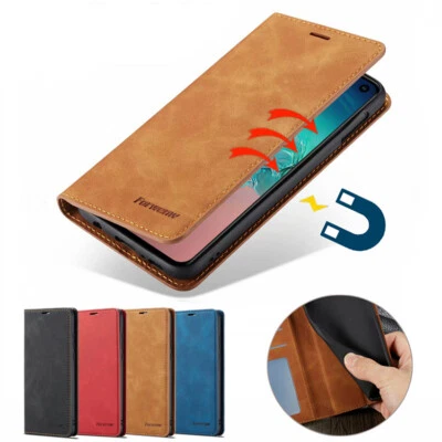 Magnetic Wallet Case Card Leather Flip Cover for Huawei P20/P30/P40 Lite Pro - Image 1 of 4