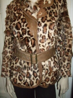 GIACCA PELLICCIA MACULATA SPOTTED FUR PELZ PELLE LEATHER ANIMALIER MARMOTTA  - Immagine 1 di 4