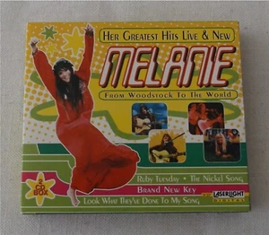 Melanie 2-CD box set Her Greatest Hits Live and New From Woodstock to the World - Picture 1 of 12