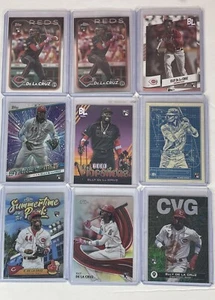 Lot Of 9 Elly De La Cruz Rookie Base And Inserts Topps Chrome RC - Picture 1 of 10