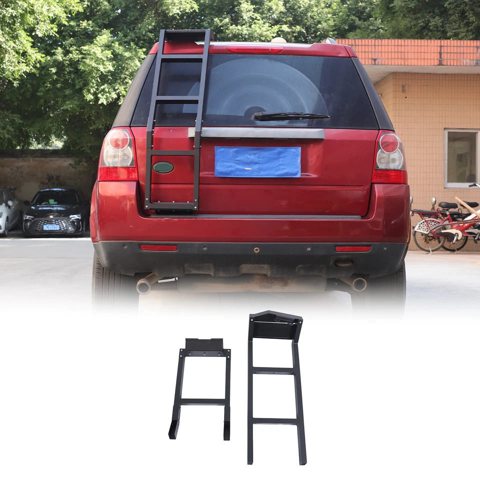 Alloy Tail gate Rack Roof Climbing Ladder For Land Rover Freelander 2 2007-2015 Foto 1 de 4