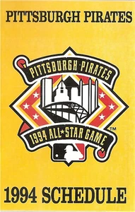 Programma baseball 1994 Pittsburgh Pirates MLB - Foto 1 di 2