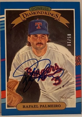 Don Russ 1991 Colección Recolección Automático/10 Diamond Kings Rafael Palmiero Foto 1 de 4