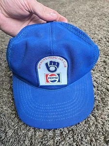 Vintage Milwaukee Brewers Fan Club Pepsi Snapback Hat Cap  - Picture 1 of 9