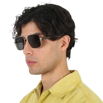 Gafas de sol Gucci grises Navigator para hombre GG0529S 001 60 GG0529S 001 60 Foto 1 de 4