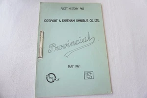 1971 Gosport & Fareham Omnibus Bus Fleet History PSV Circle List Book PK6  - Picture 1 of 8