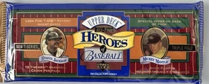1993 MLB Upper Deck All-Time Heroes of Baseball Sealed Factory Pack Of 12 Cards. - Picture 1 of 3