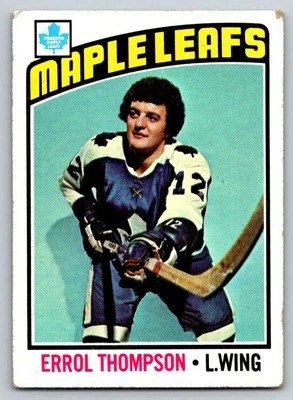 1976 Topps #259 Errol Thompson Toronto Maple Leafs - Image 1 of 2