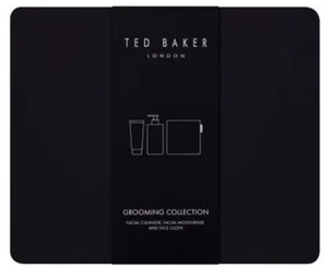 TED BAKER MENS GROOMING GIFT 250ml CLEANSER 100ml MOISTURISER NEW FACIAL TIN - Picture 1 of 3