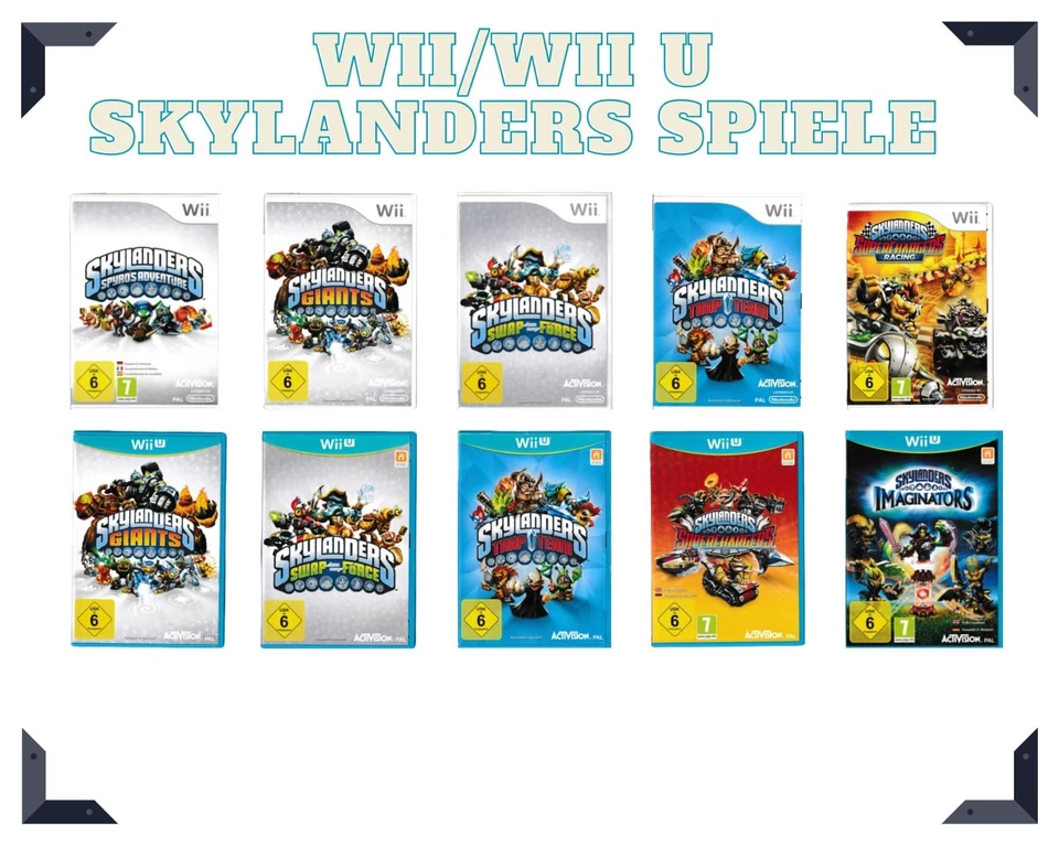 Nintendo Wii / Wii U Skylanders Spiele | Giants, Trap Team, Imaginators ... - Bild 1 von 1