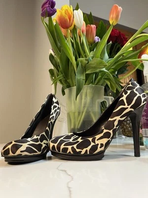 charlotte russe heels Size 9 Leopard Man Made - Image 1 of 4