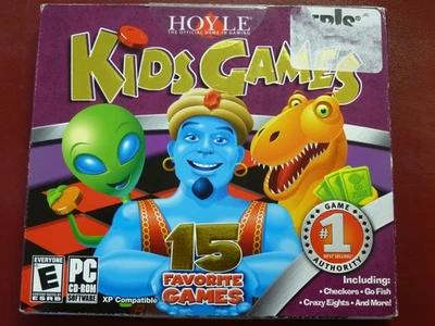 Video Game PC Hoyle 15 Kids Games Go Fish Hangman Checkers tic tac toe NEW - Image 1 of 2