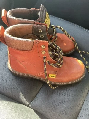 W-Line Leather Work Cowboy Boots made in Mexico size 8 Men Size 9.5 Women’s - Изображение 1 из 4