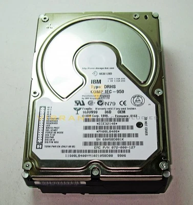 IBM 08L8408 36GB 7200 RPM 80-PIN HH SCSI Server Hard Drive Disk yz - Image 1 of 4
