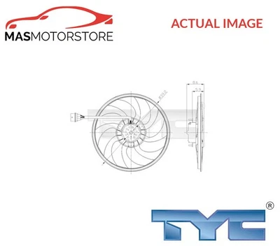 ENGINE COOLING RADIATOR FAN TYC 837-0037 I NEW OE REPLACEMENT - Image 1 of 4