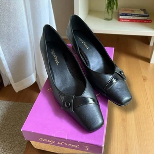 Easy Street Impression klassische schwarze Pumps Größe 9 neu - Bild 1 von 7