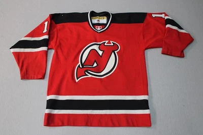 Jersey New Jersey Devils Juvenil L/XL Rojo Negro NHL Hockey Jeff Friesen Suéter Foto 1 de 4
