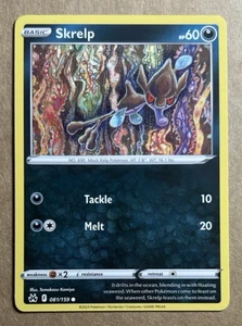 Pokemon Crown Zenith Skrelp 081/159 - Picture 1 of 1