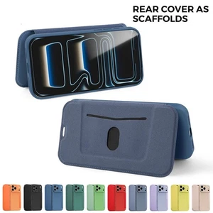 For iPhone 17 Pro Max 16 15 14 13 12 Air PU Leather Flip Wallet Card Case Cover - Picture 1 of 23