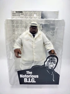 RARO 2006 Mezco 9" Notorious B.I.G. Modellino Con Tuta Beige SIGILLATO - Foto 1 di 6
