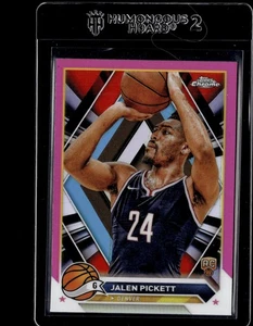 2023-24 Topps Chrome Pink Refractors #165 Jalen Pickett RC - Picture 1 of 2