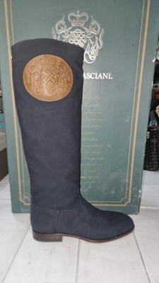 Alberto Fasciani Stivale Donna Blu Size Eu37 AF838 - Imagem 1 de 4