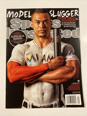 Бейсбольный мяч MLB GIANCARLO STANTON Sports Illustrated Miami Marlins New York Yankees - Изображение 1 из 2