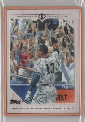 2017 Topps Transcendent MLB Moments Reproductions /87 Alex Rodriguez Sketch - Image 1 of 2