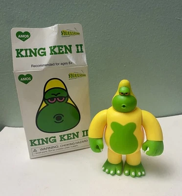 Figura Vinilo James Jarvis AMOS Strangeco AMARILLO Luminous King Ken 3.5" Gorila Foto 1 de 4