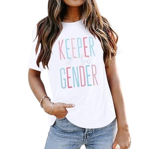 Summer Casual Short Sleeve Shirts Print Tees Tops Fit Outfits White, size XL - Picture 1 of 6