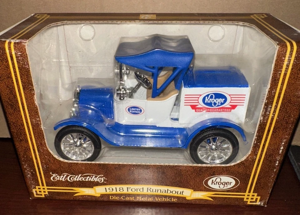 ERTL 1918 Ford Model T Runabout Kroger LIMITED EDITION Coin Bank 1/25 #H024 - Image 1 of 1