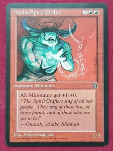 Magic The Gathering HOMELANDS ANABA SPIRIT CRAFTER red card MTG - Picture 1 of 2