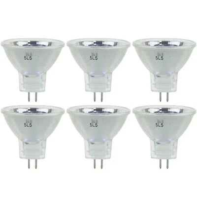 6 Pack Sunlite 20 Watt, 10° Narrow Spot, MR11 Mini Reflector, GU4 Base - Image 1 of 4