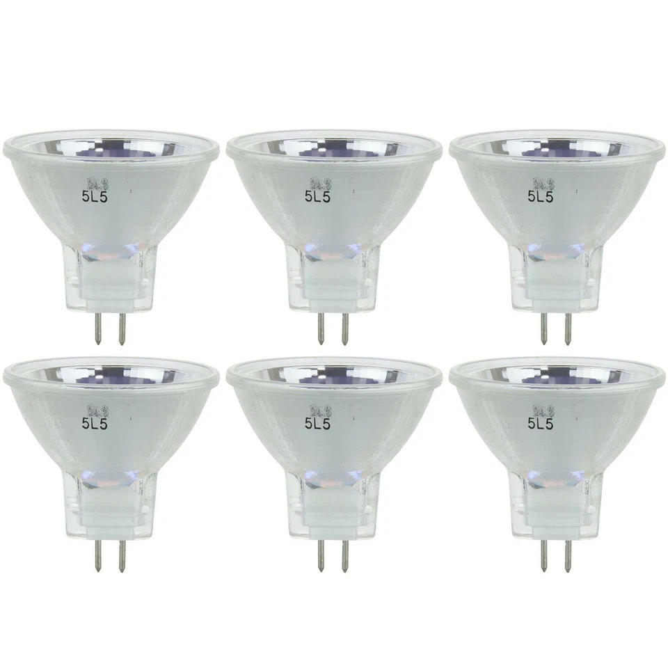 6 Pack Sunlite 20 Watt, 10° Narrow Spot, MR11 Mini Reflector, GU4 Base - Image 1 of 4