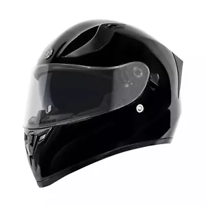Gloss Black Motorcycle Bike Helmet Torc T15 T-15 Street Full Face DOT X-Large - Picture 1 of 5