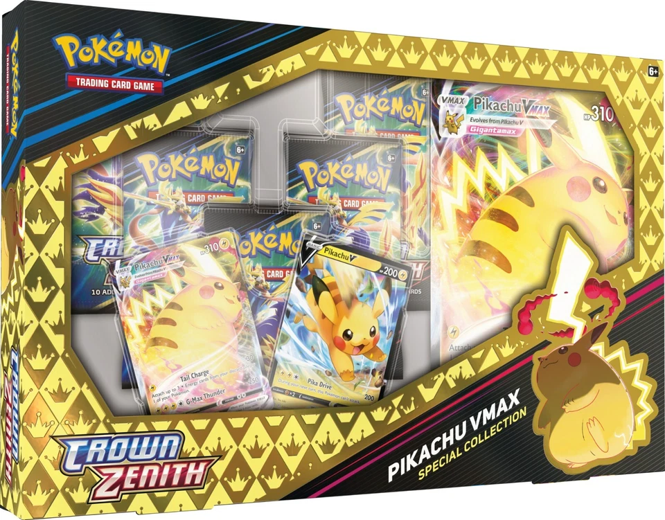 Pokemon CROWN ZENITH PIKACHU VMAX Box (english) - Zenit Regale READY TO SHIP - Image 1 of 1