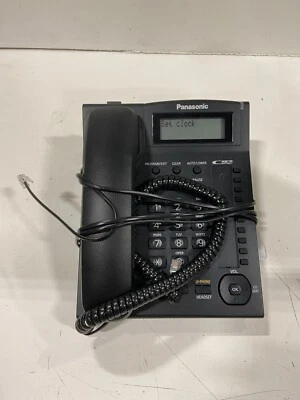 Teléfono con cable Panasonic KX-TS880 negro con identificador de llamadas y altavoz Foto 1 de 3