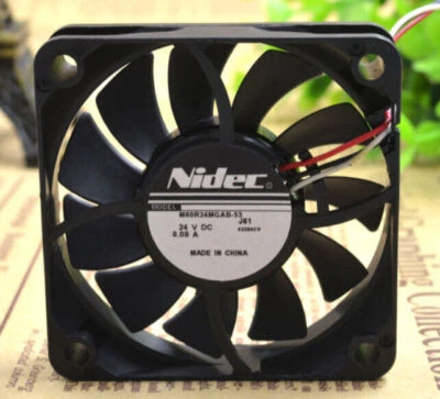 1PCS NEW M60R24MGAB-53 24V 0.08A NIDEC 60*60*15 cooling fan #LRR - Image 1 of 3
