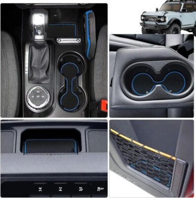 Forros de inserción con soporte antipolvo Auovo para accesorios Ford Bronco 2021-2024 Foto 1 de 4
