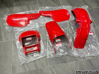 Juego de cubiertas NOS HONDA MTX125 MTX125R MTX125RII MTX200 MTX 125 200 ROJO Foto 1 de 4