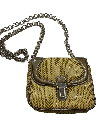 SONDRA ROBERTS handbag Squared Classic Crossbody  Chain Vintage Unique Boho - Image 1 of 4
