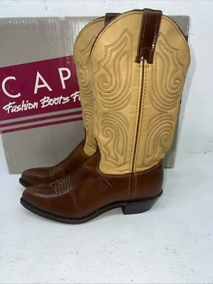 Nuevas botas de vaquero Capezio marrón para mujer. L 224 6,5 6 1/2 M. 19-81 Foto 1 de 4