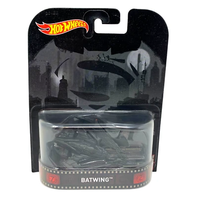 Литая модель Hot Wheels Retro Entertainment Batman v Superman Batwing 1:64 - Изображение 1 из 3