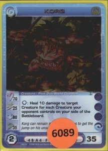 (6089) Tarjeta caótica de lámina rara KORG 70/25/80/35/35 - Código sin usar - Imagen 1 de 1