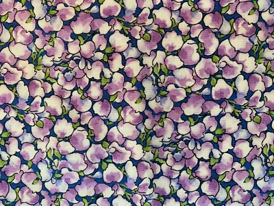 Garden District by Kathy Hall for Andover Fabrics #2842 Floral Cotton Purple - Image 1 of 4
