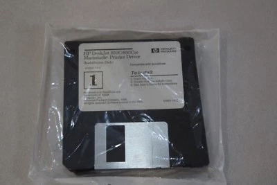 HP DESKJET 850C Printer Driver Macintosh Factory Sealed 4 3.5 Installation Disks - Image 1 of 2