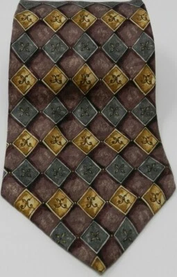 Barrington 男式 59 英寸领带多色钻石丝绸职业休闲 — 第 1/2 张图片