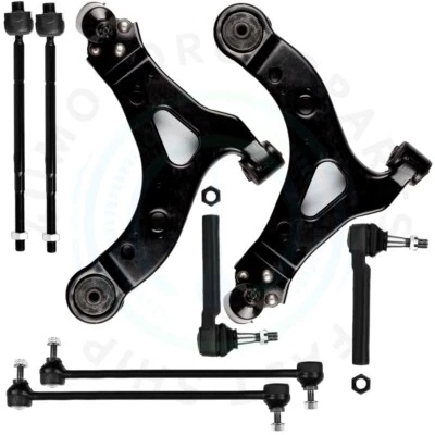 8x Front Control Arm Ball Joint Sway Bar Tie Rod Fits 2005-09 Chevrolet Uplander - Image 1 of 4