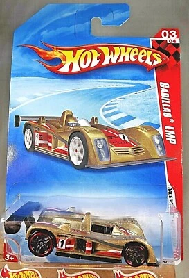 Hot Wheels #117 Race World-Speedway 2010 3/4 Cadillac LMP dorado con radios Pr5 negros Foto 1 de 4